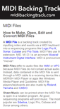 Mobile Screenshot of midibackingtrack.com